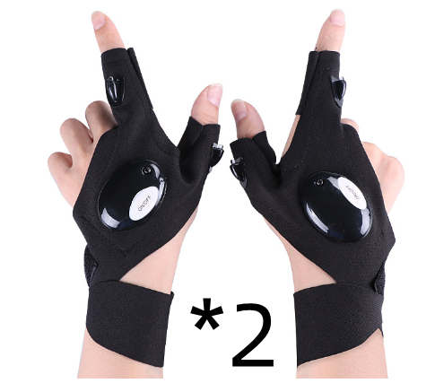 Fingerless Glove LED Flashlight