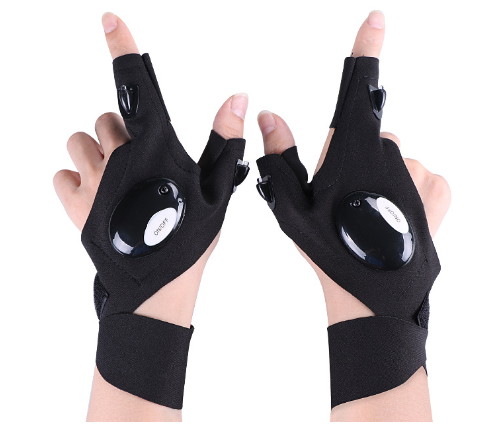 Fingerless Glove LED Flashlight