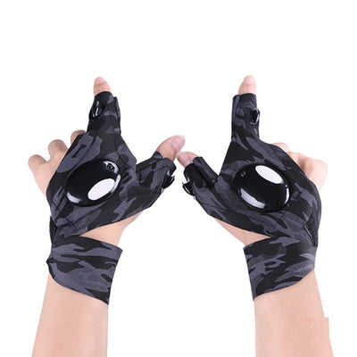 Fingerless Glove LED Flashlight