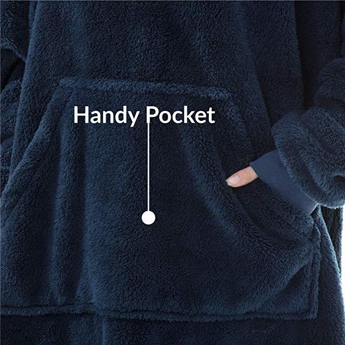 Hoodie Sweatshirt With Big Pocket Tops |  Gadgets Creative