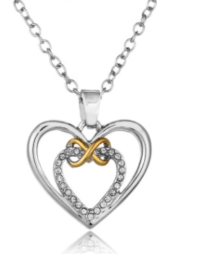 Heart Shaped Bow Necklace - Jewelry | Gadgets Creative