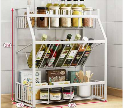 Kitchen Spice Rack Countertop Storage  Home Mobile