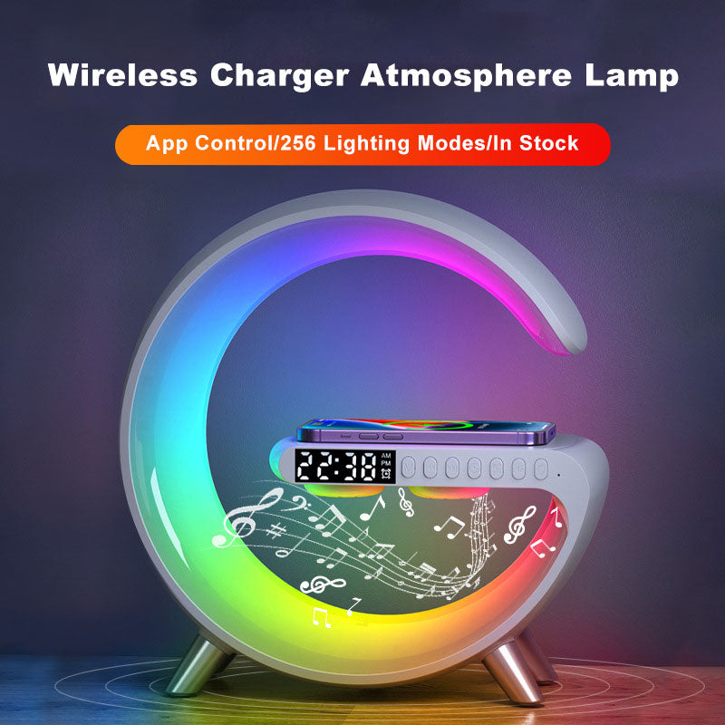 Atmosphere Lamp Bluetooth Speaker Wireless Charger 