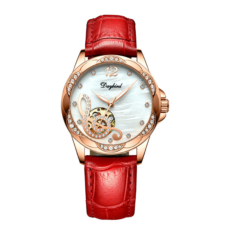 Female hollow automatic mechanical watch | Gadgets Creative