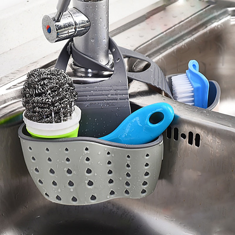 Home Storage Drain Basket Kitchen Sink Holder  | Gadgets Creative