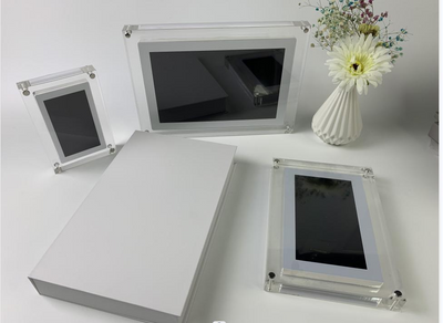 Acrylic Digital Photo Video Frame Battery New | Gadgets Creative